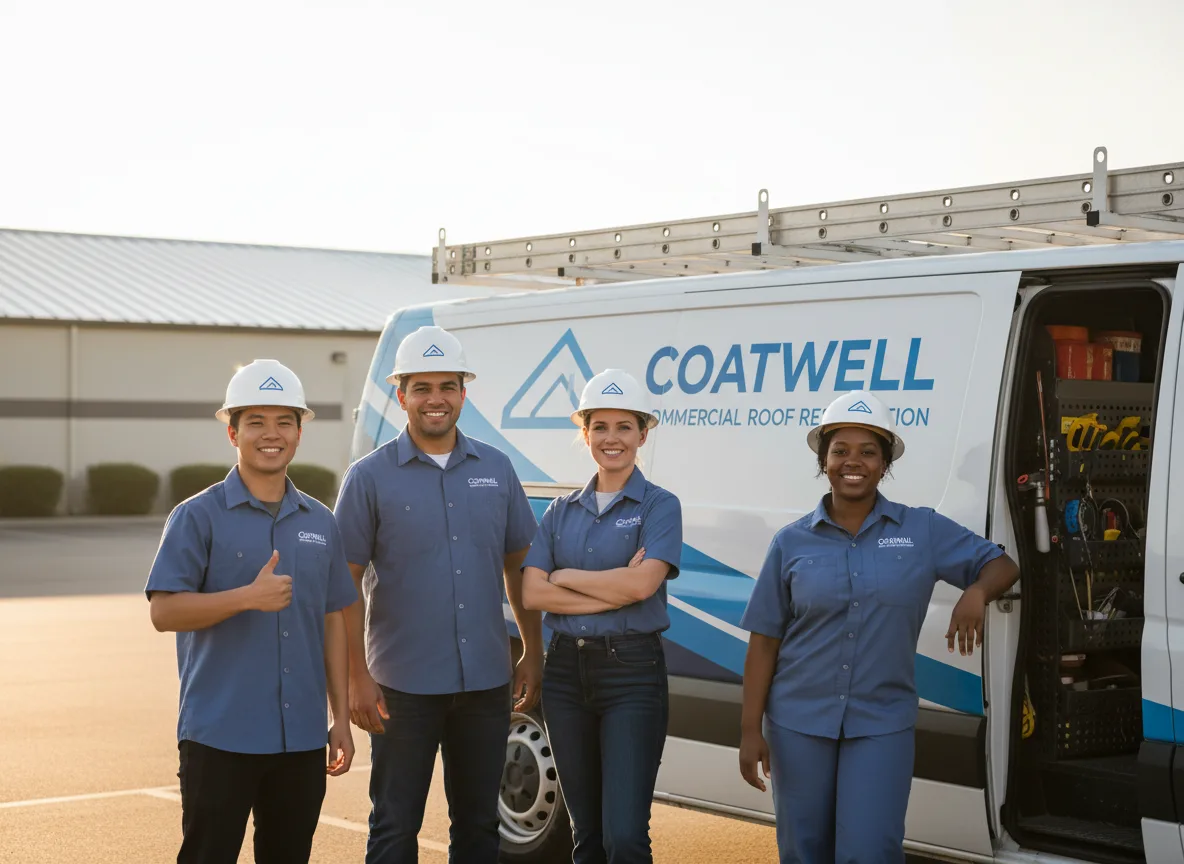 Commercial roof coating company in Oakdale, CT